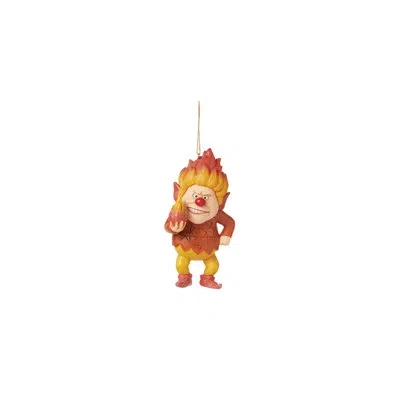 Jim Shore The Year Without A Santa Claus  Year Without Santa Claus Heat Miser Holding Fire Ornament 4 In Animal Print
