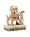 Jim Shore Woodland Santa With Reindeers Figurine In Multi