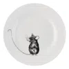 Jimbobart British Wildlife Collection Mouse Side Plate In White