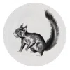 Jimbobart British Wildlife Collection Squirrel Side Plate In White