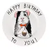 Jimbobart Happy Birthday To You Side Plate In White