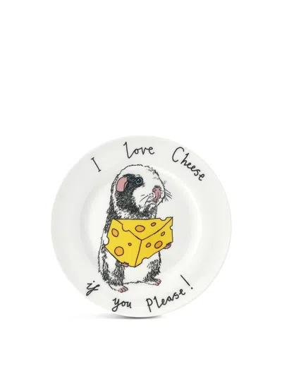 Jimbobart I Love Cheese If You Please Side Plate
