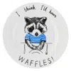 Jimbobart I Think I'll Have Waffles! Side Plate In White