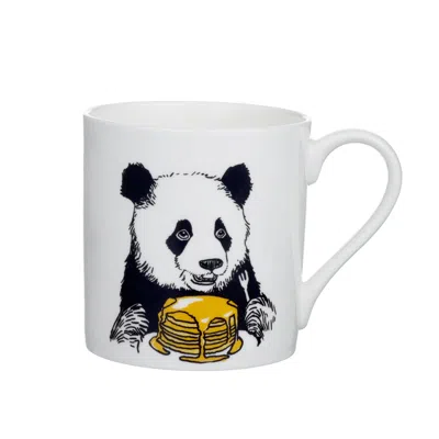 Jimbobart P  Alphabet Of Snacking Animals Mug In White