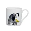 Jimbobart Q  Alphabet Of Snacking Animals Mug In White