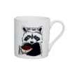 Jimbobart R  Alphabet Of Snacking Animals Mug In White