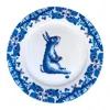 Jimbobart Rabbit Willow Pattern. Side Plate In White