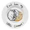 Jimbobart 'rest Here My Little Crumpet!' Side Plate