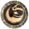 Jimbobart Sleeping Badger Birch Round Tray