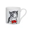Jimbobart T Alphabet Of Snacking Animals Mug In White