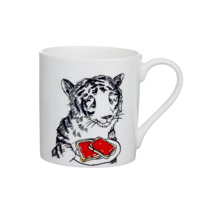 Jimbobart T Alphabet Of Snacking Animals Mug In White