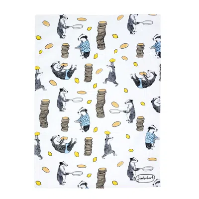 Jimbobart Tea Towel - Badger Pancakes