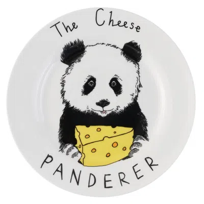 Jimbobart The Cheese Panderer Side Plate In Animal Print