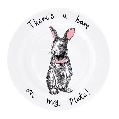 Jimbobart There's A Hare On My Plate Side Plate