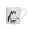 Jimbobart U  Alphabet Of Snacking Animals Mug In White