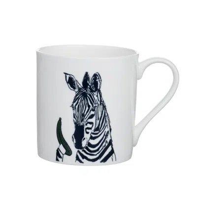 Jimbobart Z  Alphabet Of Snacking Animals Mug In White