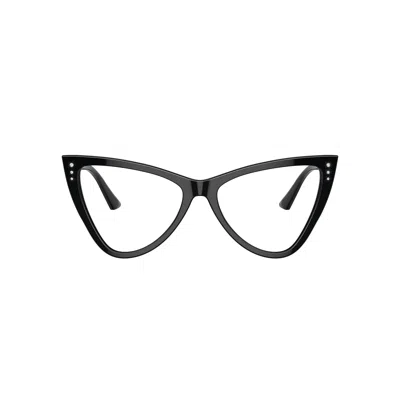 Jimmy Choo 0jc3004b Bold Cat-eye Eyeglasses In Black