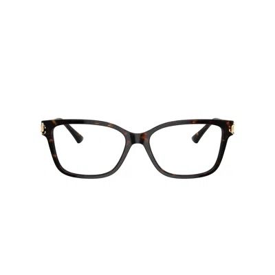 Jimmy Choo 0jc3012 Tortoiseshell Square Frame Eyeglasses In White