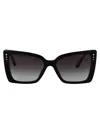 Jimmy Choo Butterfly Sunglasses 0 Jc5001 B 50008 G In Black