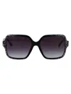 Jimmy Choo 0jc5005 Sunglasses In 50418g Black Gradient Glitter