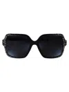 Jimmy Choo 0jc5005 Sunglasses In 5041t3 Black Gradient Glitter