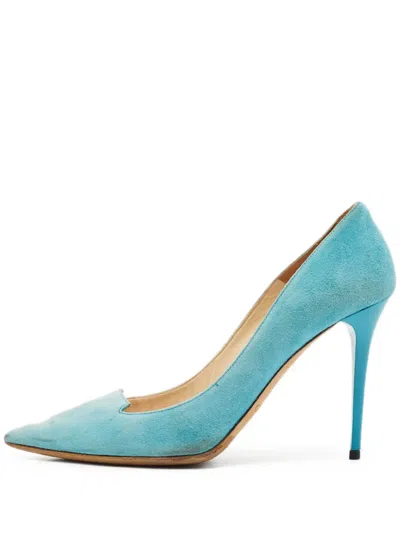 Pre-owned Jimmy Choo 100mm Avril Pointed-toe Stiletto Pumps