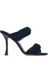 Jimmy Choo Flaca Sandal 100 In Blue