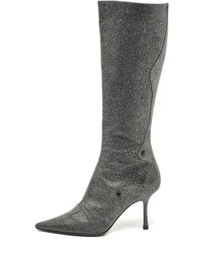 Pre-owned Jimmy Choo 100mm Knee-high Boots