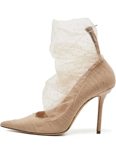 Pre-owned Jimmy Choo 100mm Lavish Pumps