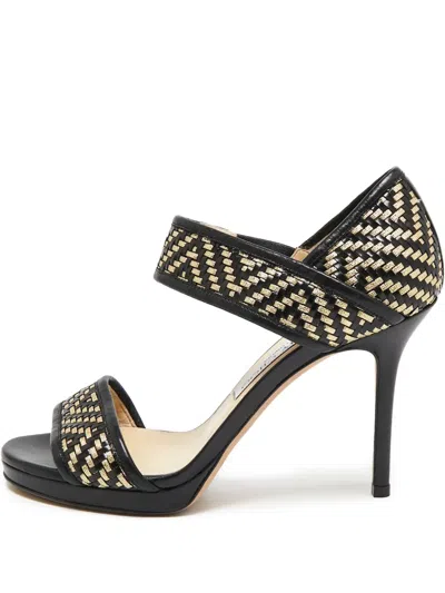 Pre-owned Jimmy Choo 100mm Leather Sandals