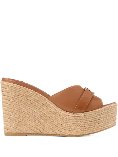 JIMMY CHOO 100MM LEDA ESPADRILLES
