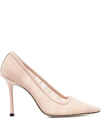 Jimmy Choo 100mm Lotta Pumps In 粉色