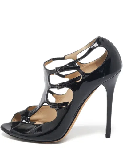 Pre-owned Jimmy Choo 100mm Patent-leather Pumps