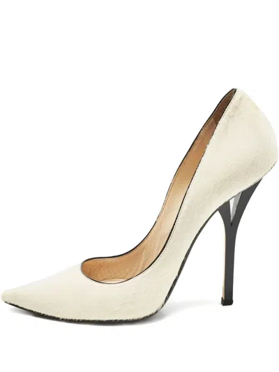 Pre-owned Jimmy Choo 100mm Pointed-toe Pumps