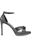Jimmy Choo Rosie 100 Shimmer Suede Sandals