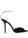 Jimmy Choo Saeda 100 Suede Leather Sand