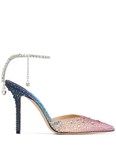 Jimmy Choo 100mm Saeda Pumps In Pink