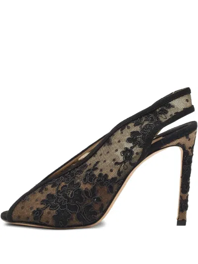 Pre-owned Jimmy Choo 100mm Shar Slingback Pumps
