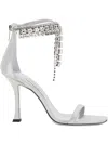 Jimmy Choo 100mm Verity Crystal-embellished Sandals In White