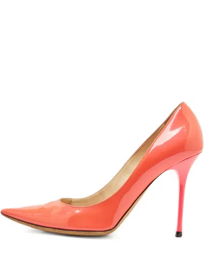 Pre-owned Jimmy Choo 105mm Leather Pumps