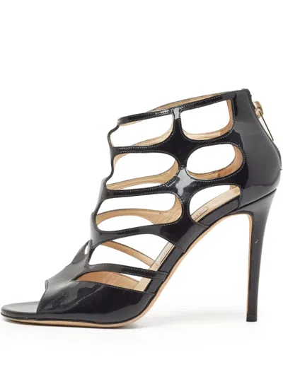 Pre-owned Jimmy Choo 110mm Cut-out Sandals