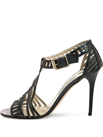 Pre-owned Jimmy Choo 110mm Cut-out Sandals