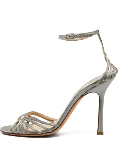 Pre-owned Jimmy Choo 110mm Leather Heeled Sandals