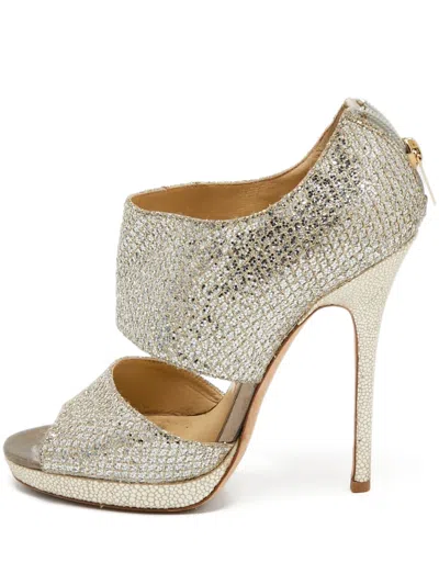 Pre-owned Jimmy Choo 110mm Leather Sandals