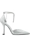 Jimmy Choo Stwvie Pointed-toe Pumps In Multi