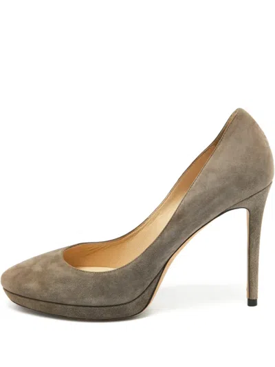 Pre-owned Jimmy Choo 110mm Suede Pumps
