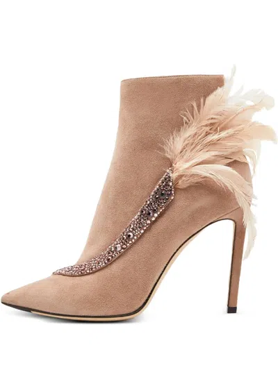 Pre-owned Jimmy Choo 110mm Tanya Boots