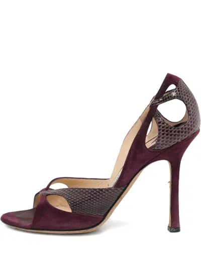 Pre-owned Jimmy Choo 1126610 Purple