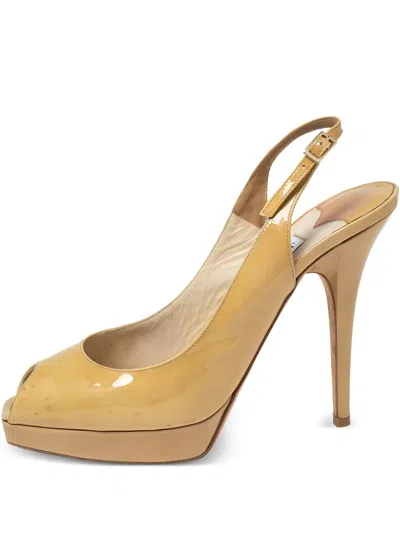 Pre-owned Jimmy Choo 115mm Patent-leather Sandals