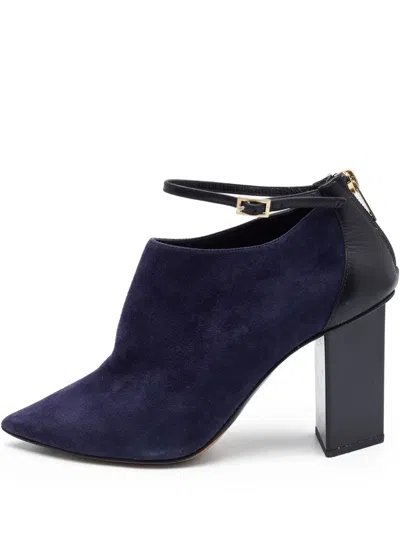 Pre-owned Jimmy Choo 120mm Ankle-strap Boots